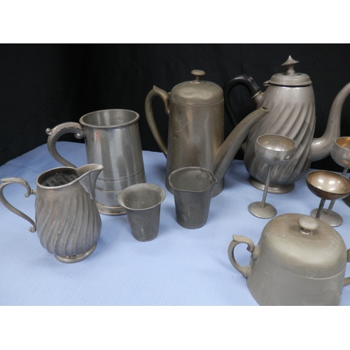 159 - Mixed Lot of Pewter