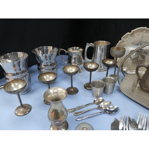 159a - Mixed Lot of Silver Plate