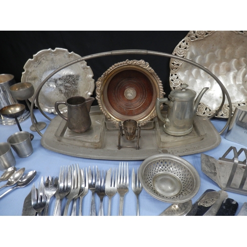 159a - Mixed Lot of Silver Plate