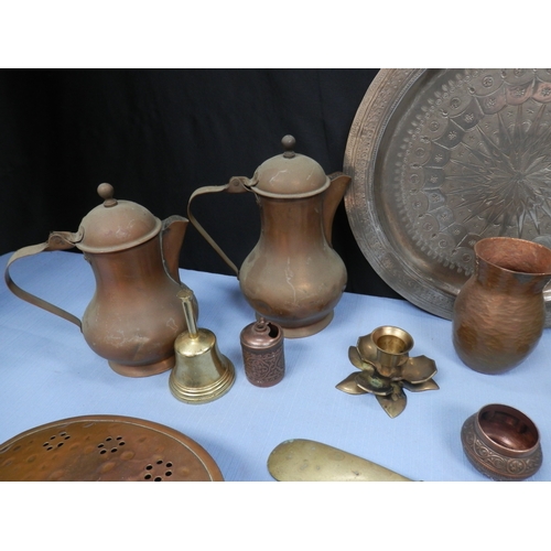 159b - Mixed Lot of Copper and Brass Items