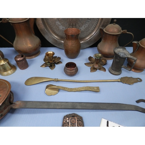 159b - Mixed Lot of Copper and Brass Items