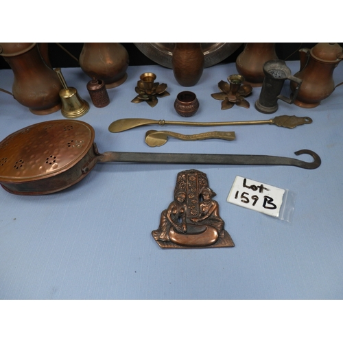 159b - Mixed Lot of Copper and Brass Items