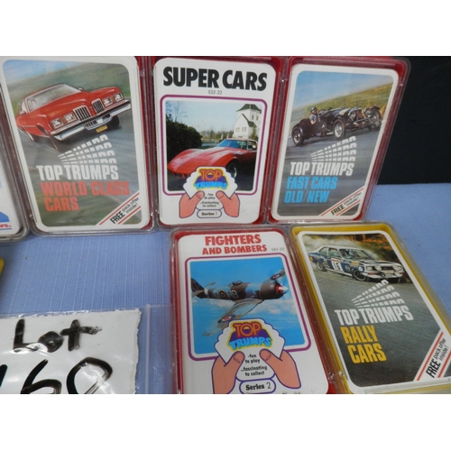 160 - Collection of Vintage Top Trumps Cards etc