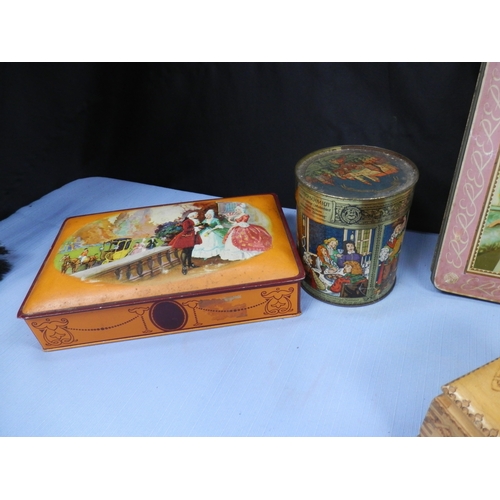 161 - Collection of Old Tins and Boxes