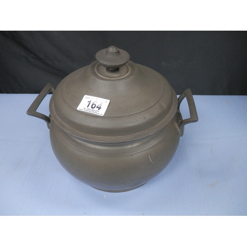 164 - Large Antique French Pewter Tureen