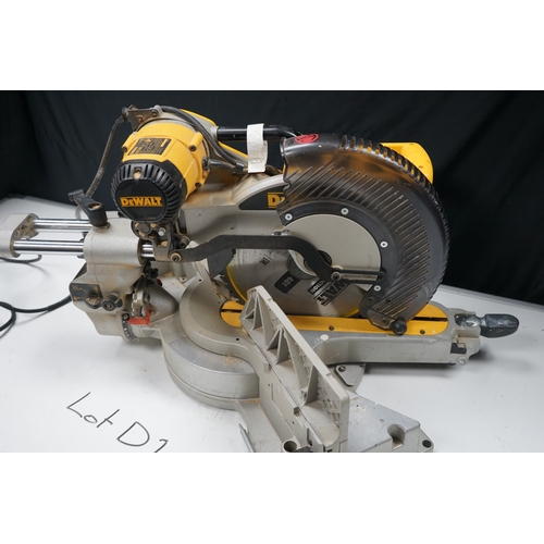 450 - DeWalt compound miter saw.