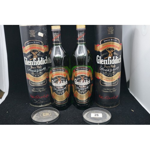 26 - 2 Bottles of Glenfiddich Single Malt Special Reserve Scotch Whisky