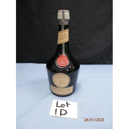 1d - Vintage Bottle of Benedictine D.O.M