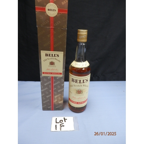 1f - Vintage BELL'S Old Scotch Whisky, Extra Special, 700ml bottle with original box.