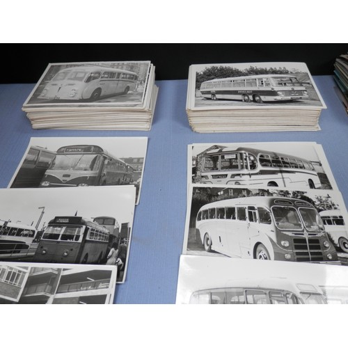 160b - Collection of vintage bus and coach photographs.