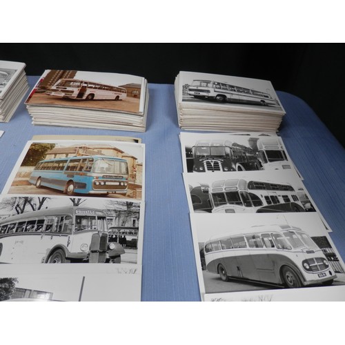 160c - Collection of vintage bus and coach photographs.