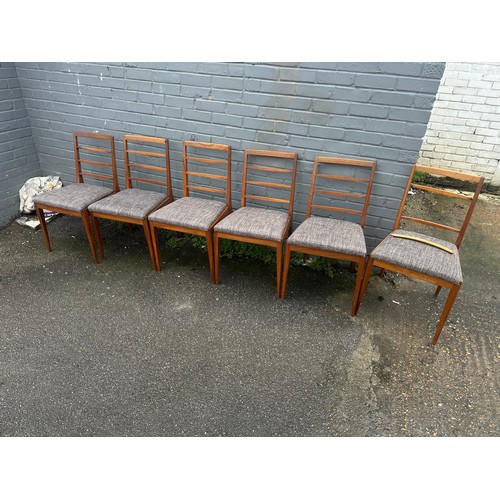 449F - Set of Mid Century McIntosh Dining Chairs