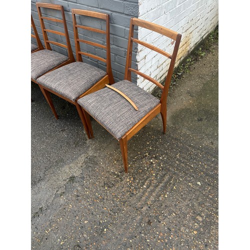 449F - Set of Mid Century McIntosh Dining Chairs