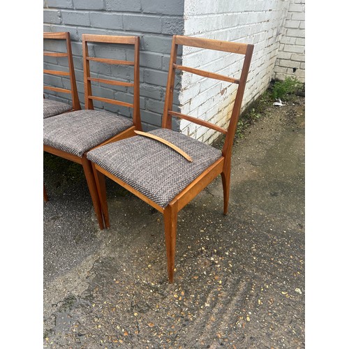 449F - Set of Mid Century McIntosh Dining Chairs