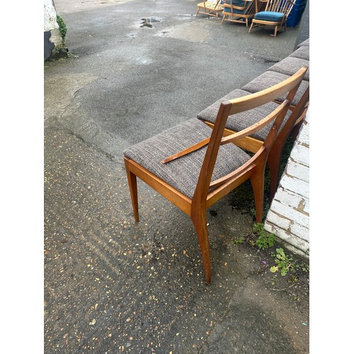 449F - Set of Mid Century McIntosh Dining Chairs