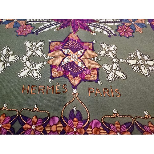 90A - Vintage & Boxed Hermes Paris Scarf