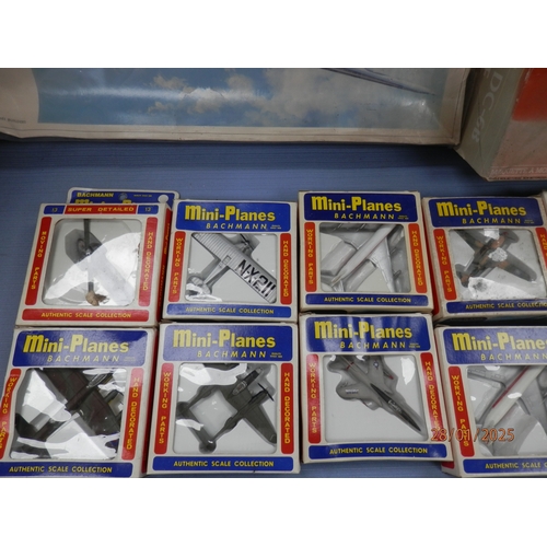 406 - Vintage William Bros Curtis C46 Sealed Plane Modelling Kit, A Heller Kit and a collection of Mint Pa... 