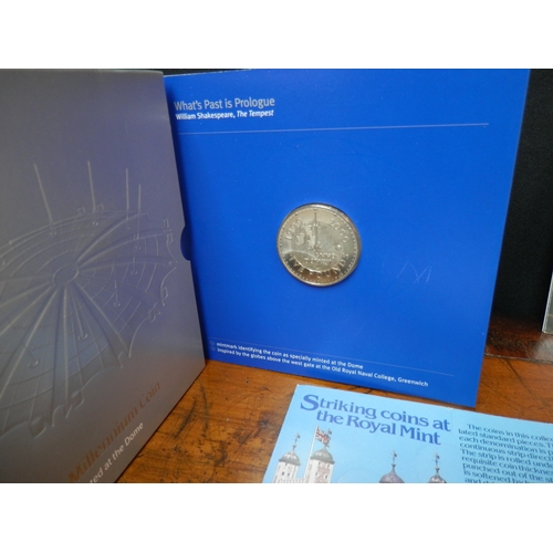 133 - Collection of Uncirculated Coins to include Shell Historic Cars, Millenium Coin and others together ... 