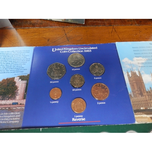 133 - Collection of Uncirculated Coins to include Shell Historic Cars, Millenium Coin and others together ... 