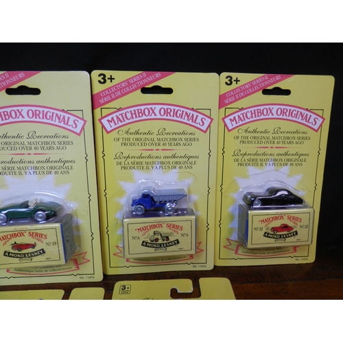 136 - Eight Matchbox Originals Diecast Vehicles in Sealed Packaging