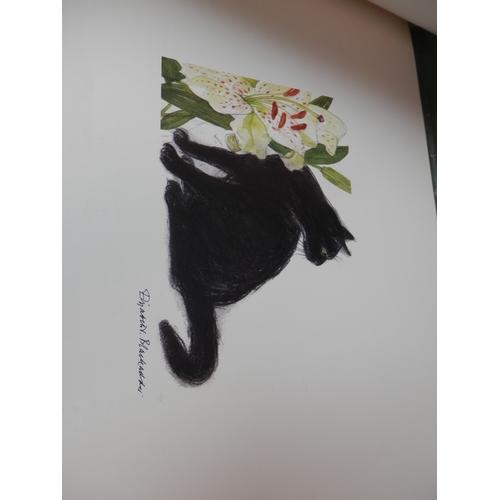 140 - After Elizabeth Blackadder The Cats Portfolio Five Watercolour Reproductions of Designs used on Roya... 