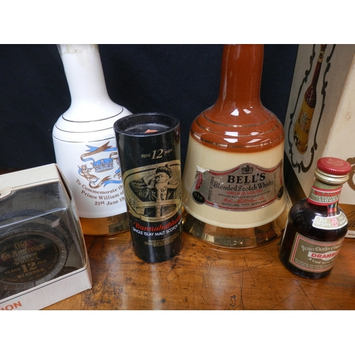 38 - A Good Collection of Sealed Whisky to Include Ltd Edition Wade Bells Bottles etc