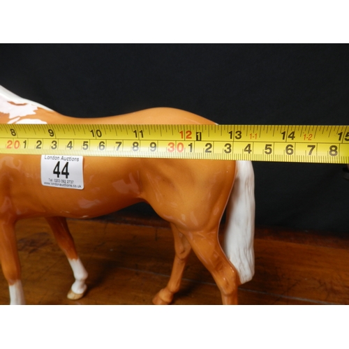 44 - Large Beswick Palomino Horse Figurine