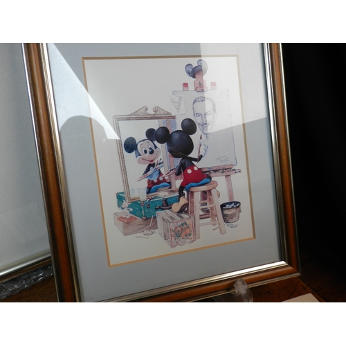 45 - Disney Memorabilia to include an Original Cel from Pluto's Dream House (1940) with Certificate of Au... 