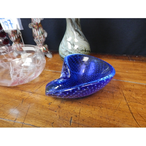 197 - Collection of Decorative Glass Items