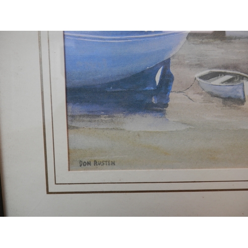 205 - Don Austen
Ships at Low Tide
Framed Watercolour