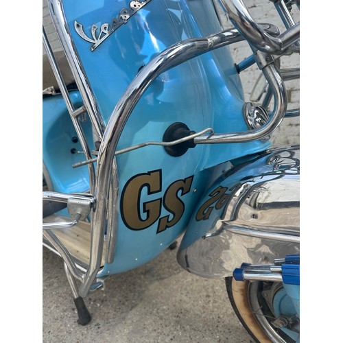 191 - 1963 Piaggio Vespa GS160
Imported to the UK in 2000
Registration: KGJ 397A
Frame No: VSB1T 0040173
M... 