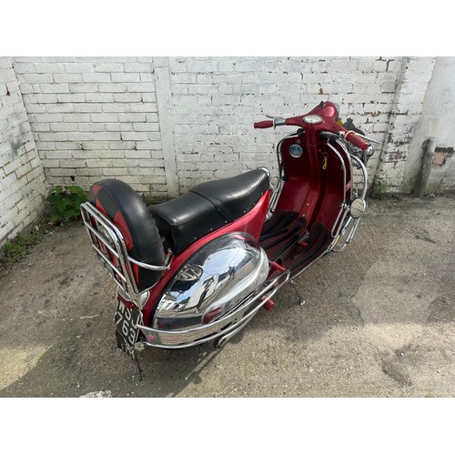 192 - 1961 Piaggio Vespa GS150 VS5
Imported to the UK in 1999
Registration: WSJ 763
Frame No: VS5T 0010921... 