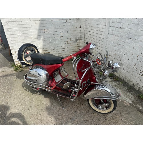 192 - 1961 Piaggio Vespa GS150 VS5
Imported to the UK in 1999
Registration: WSJ 763
Frame No: VS5T 0010921... 