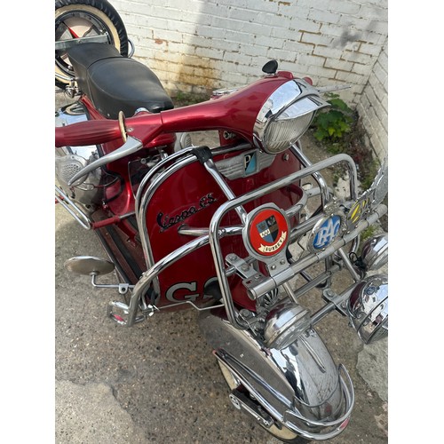 192 - 1961 Piaggio Vespa GS150 VS5
Imported to the UK in 1999
Registration: WSJ 763
Frame No: VS5T 0010921... 