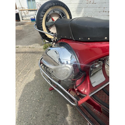 192 - 1961 Piaggio Vespa GS150 VS5
Imported to the UK in 1999
Registration: WSJ 763
Frame No: VS5T 0010921... 