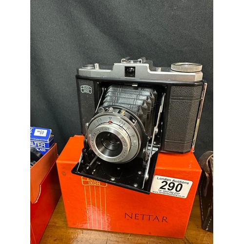 290 - Zeiss Ikon Nettar 517/16 Folding Camera, with a Zeiss Ikon Novar-Anastigmat 1:6.3, F-75mm Lens in Or... 