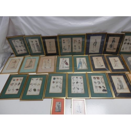 622 - Large Collection of 19th Century Ladies Fashion Prints (60 in total)