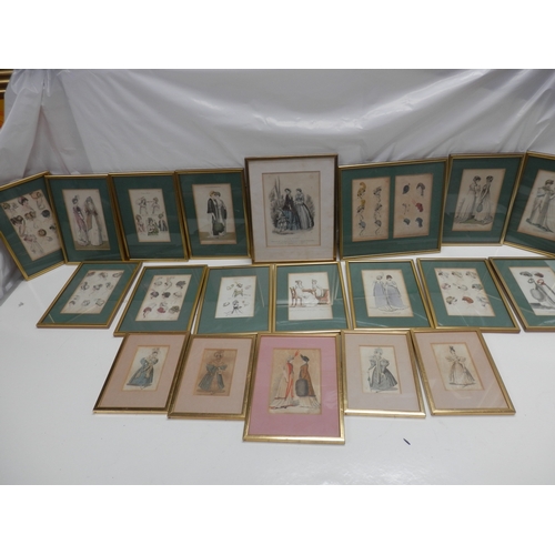 622 - Large Collection of 19th Century Ladies Fashion Prints (60 in total)