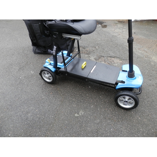 754 - Motion Healthcare eDrive Electric Portable Mobility Scooter Working with Key, Charger etc