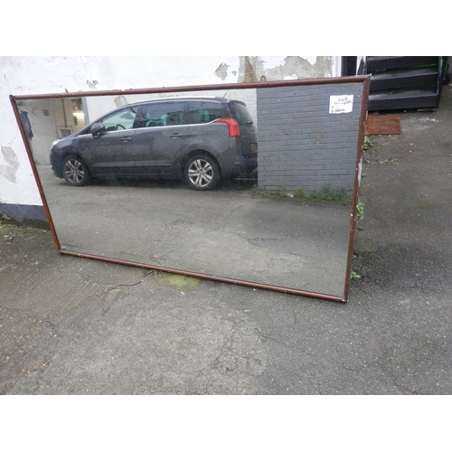 655 - Very Large Early 20th Century Shop Mirror 228cm x 122cm