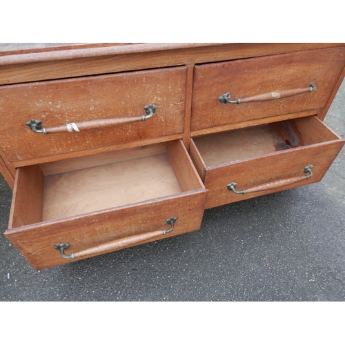 656 - Bank of Early 20th Century Drapers/Haberdashery Drawers