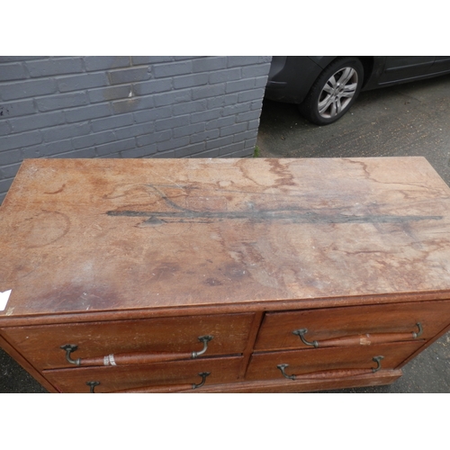 656 - Bank of Early 20th Century Drapers/Haberdashery Drawers