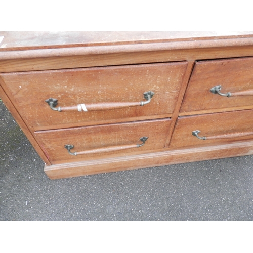 656 - Bank of Early 20th Century Drapers/Haberdashery Drawers