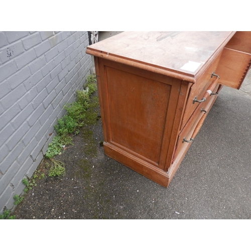 656 - Bank of Early 20th Century Drapers/Haberdashery Drawers