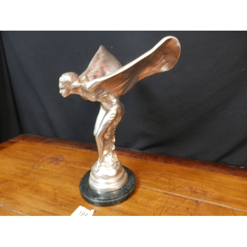 185 - A Rolls Royce Spirit of Ecstasy Display Statue (36cm)