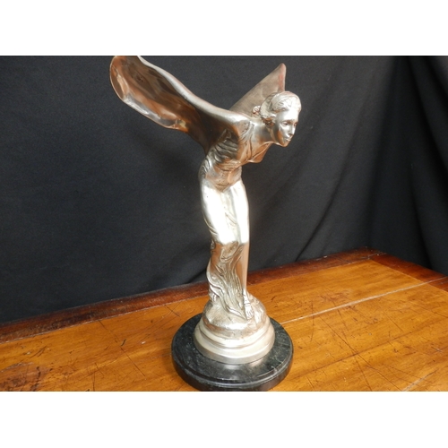 185 - A Rolls Royce Spirit of Ecstasy Display Statue (36cm)