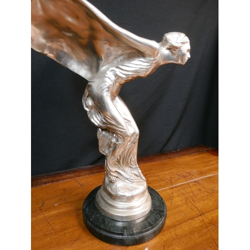 185 - A Rolls Royce Spirit of Ecstasy Display Statue (36cm)