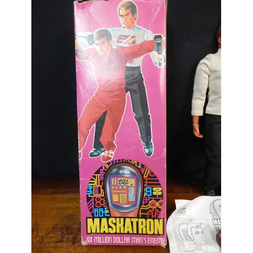 189 - The Six Million Dollar Man Maskatron Figure in Original Box