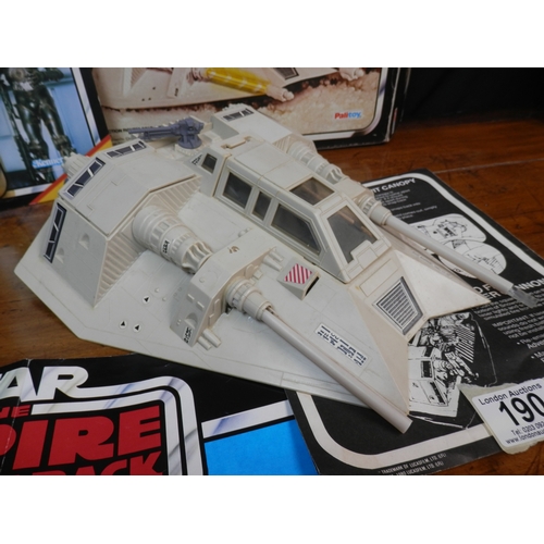 190 - Star Wars The Empire Strikes Back Rebel Armoured Snowspeeder in Box with Inner Packaging together wi... 