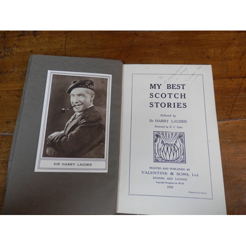 211 - My Best Scotch Stories by Sir Harry Lauder Valentine & Sons First Edition 1929